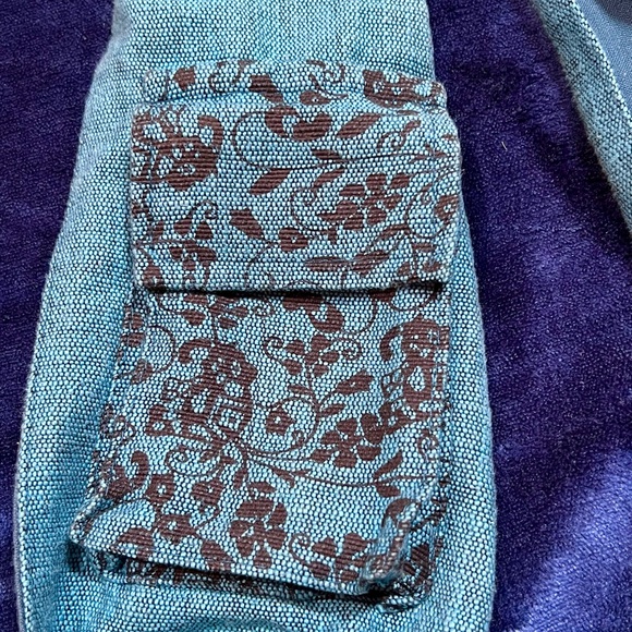 🦋🦒🩵Teal Long boho shoulder bag🦋🦒🩵 - Picture 3 of 4